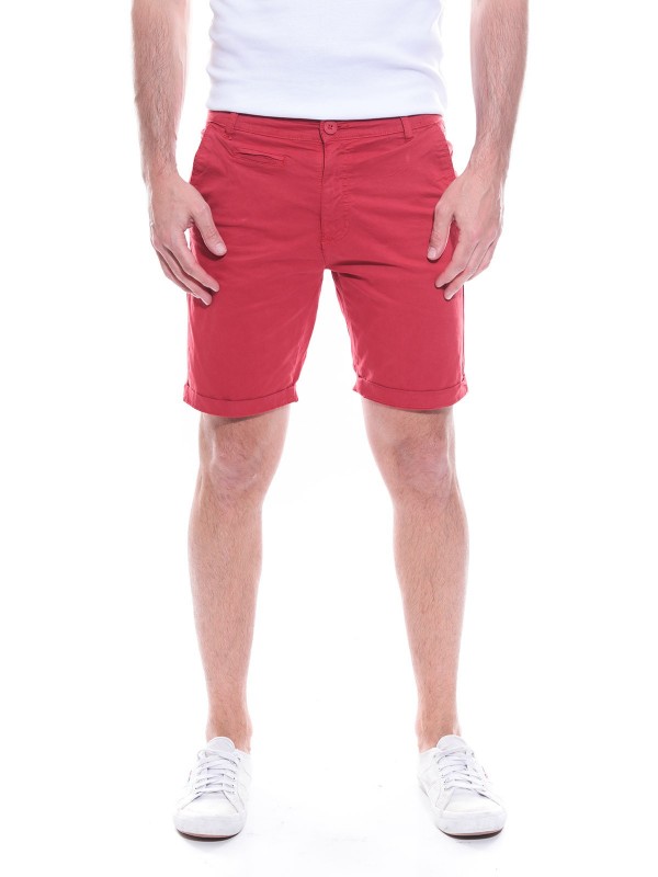 Bermuda chino BOLTON - Rouge