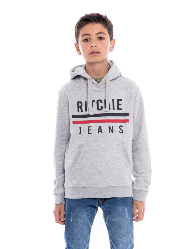 Sweat capuche WITREE-J - Gris