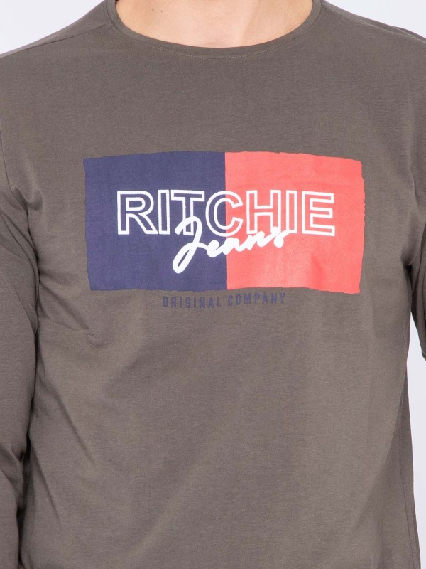 T-shirt manches longues col...