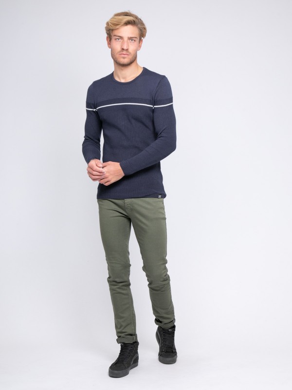 Pull fin col rond LARSONY -...