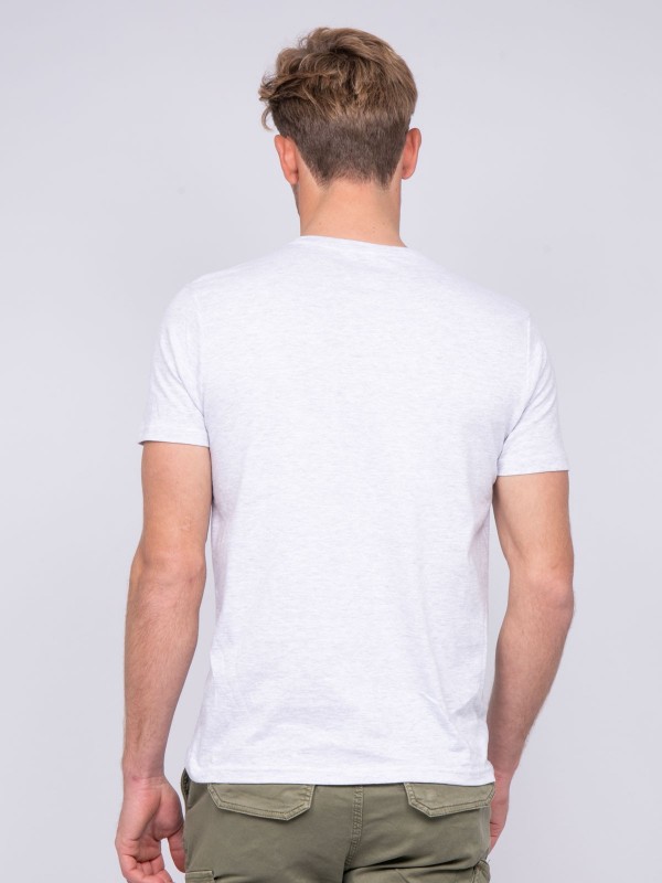 T-shirt col rond pur coton...