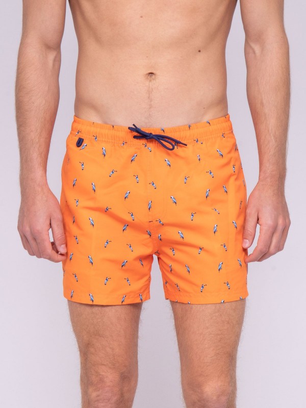 Short de bain GAZOLE - Orange