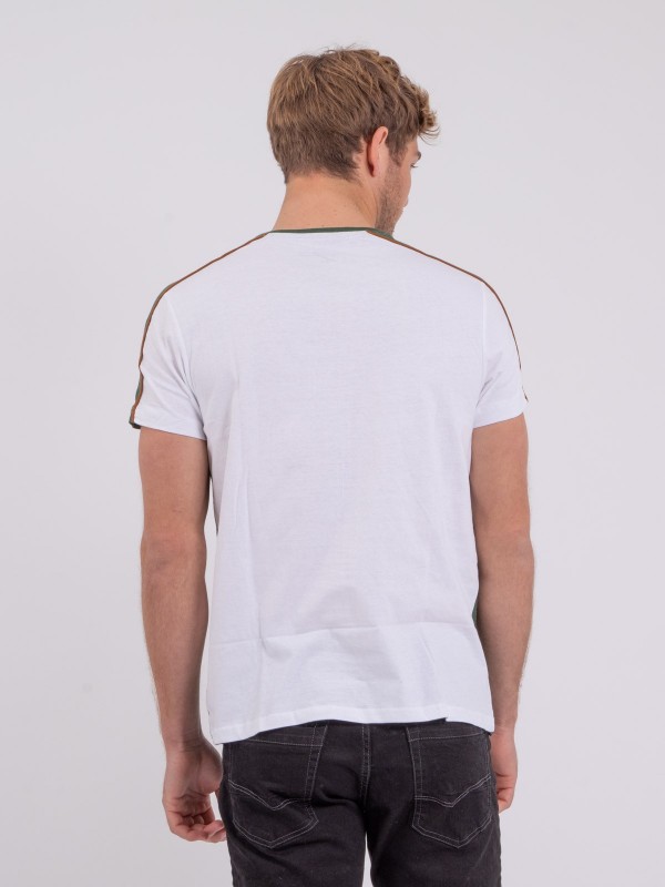 T-shirt col rond pur coton...