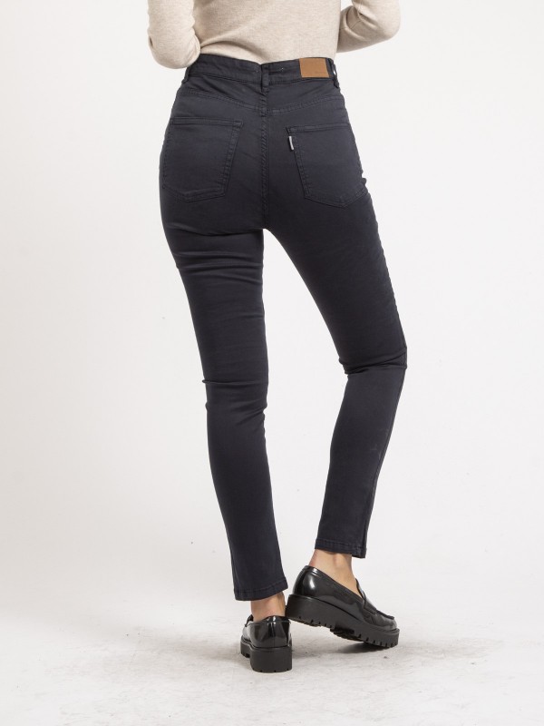 Pantalon slim EDITH - Bleu...