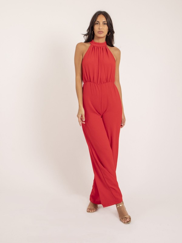 Combi pantalon ELIETTE - Rouge