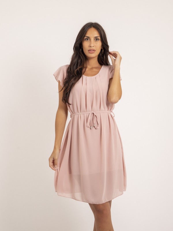 Robe courte IEVE - Rose