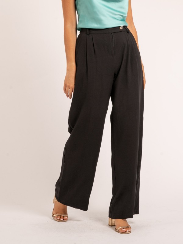 Pantalon large ELIRESS - Noir