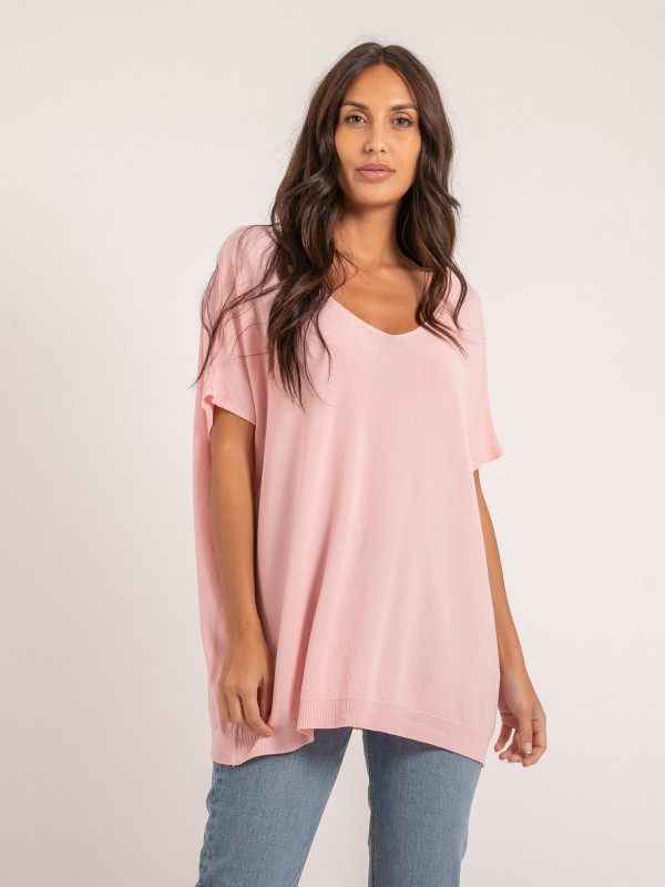 Pull fin KARINI - Rose