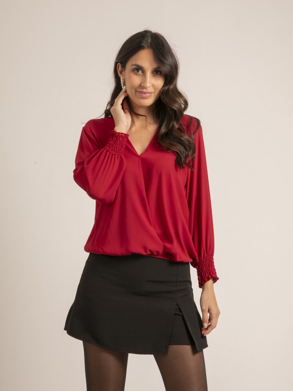 Blouse col V ORESTIA