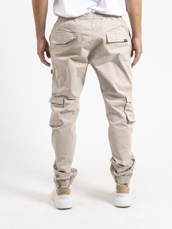 Pantalon battle VICTOR - Beige