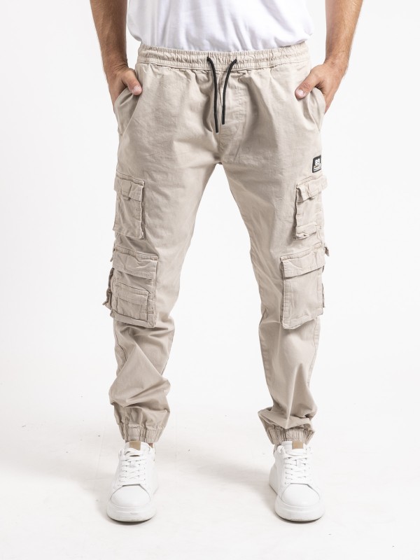 Pantalon battle VICTOR - Beige