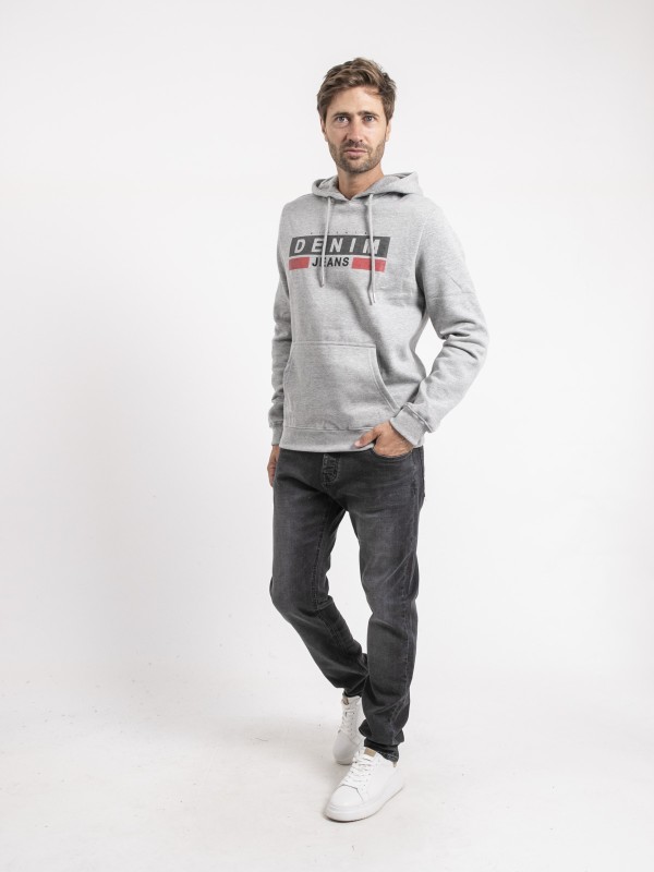 Sweat capuche WALTAZAR - Gris