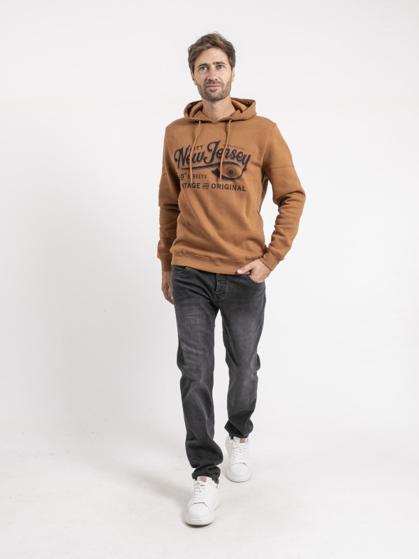 Sweat capuche WARANGE - Camel