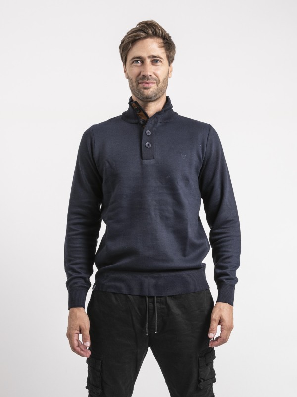 Pull col montant LABERVIL -...