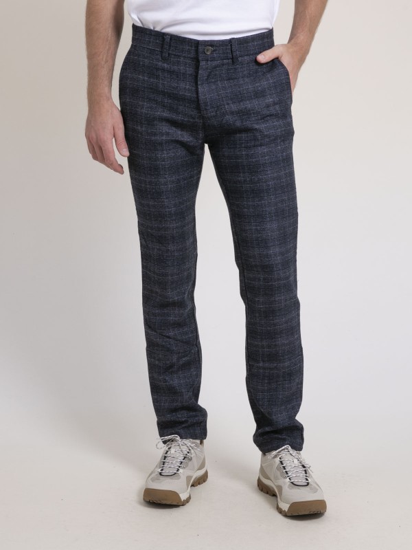 Pantalon chino VOLEG - Bleu...