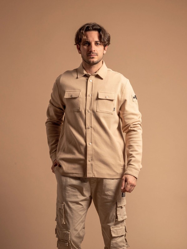 Veste coton ZOLIDOL - Beige