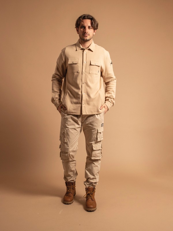 Veste coton ZOLIDOL - Beige